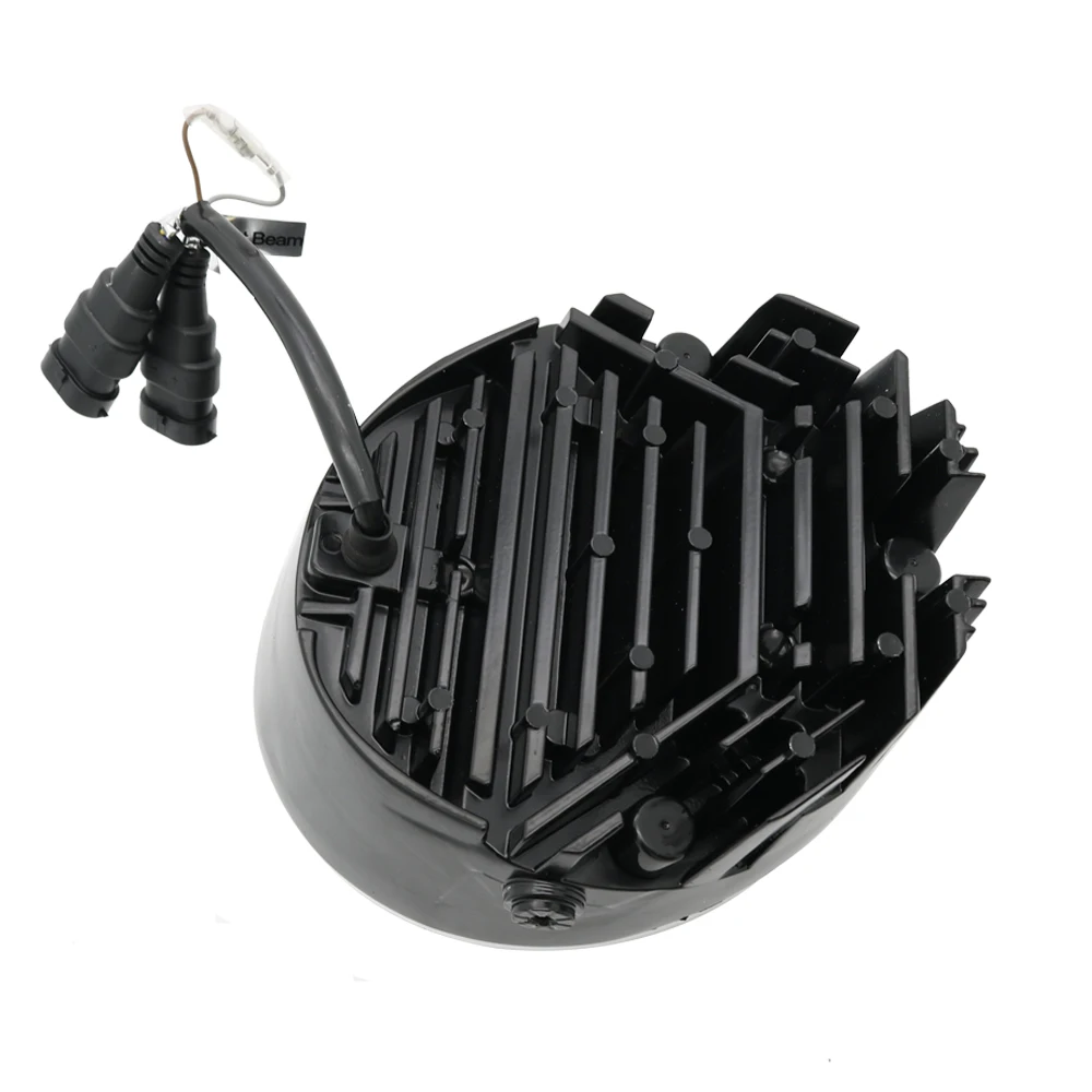Black V-Rod Rod LED Motorcycle Headlight With Halo Ring High  Low Beam For Harley V Rod VRSCF VRSC VRSCR 2002-2017 (33)