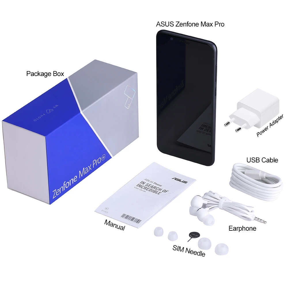 Оригинальный мобильный телефон Asus ZenFone Max Pro (M1) ZB602KL SnapDragon 636 6 ГБ 64 Android 8 1 0 дюймов 4G