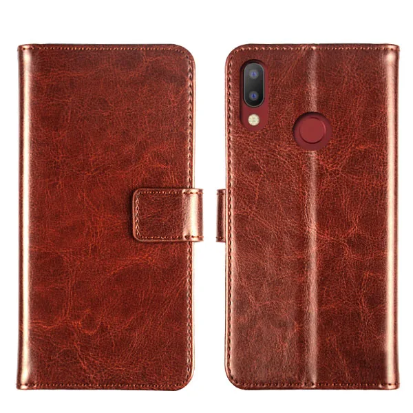 

Pierves Card Slot Wallet Leather Case Luxury filp Stand Cover for Tecno camon 11 11S X Pro