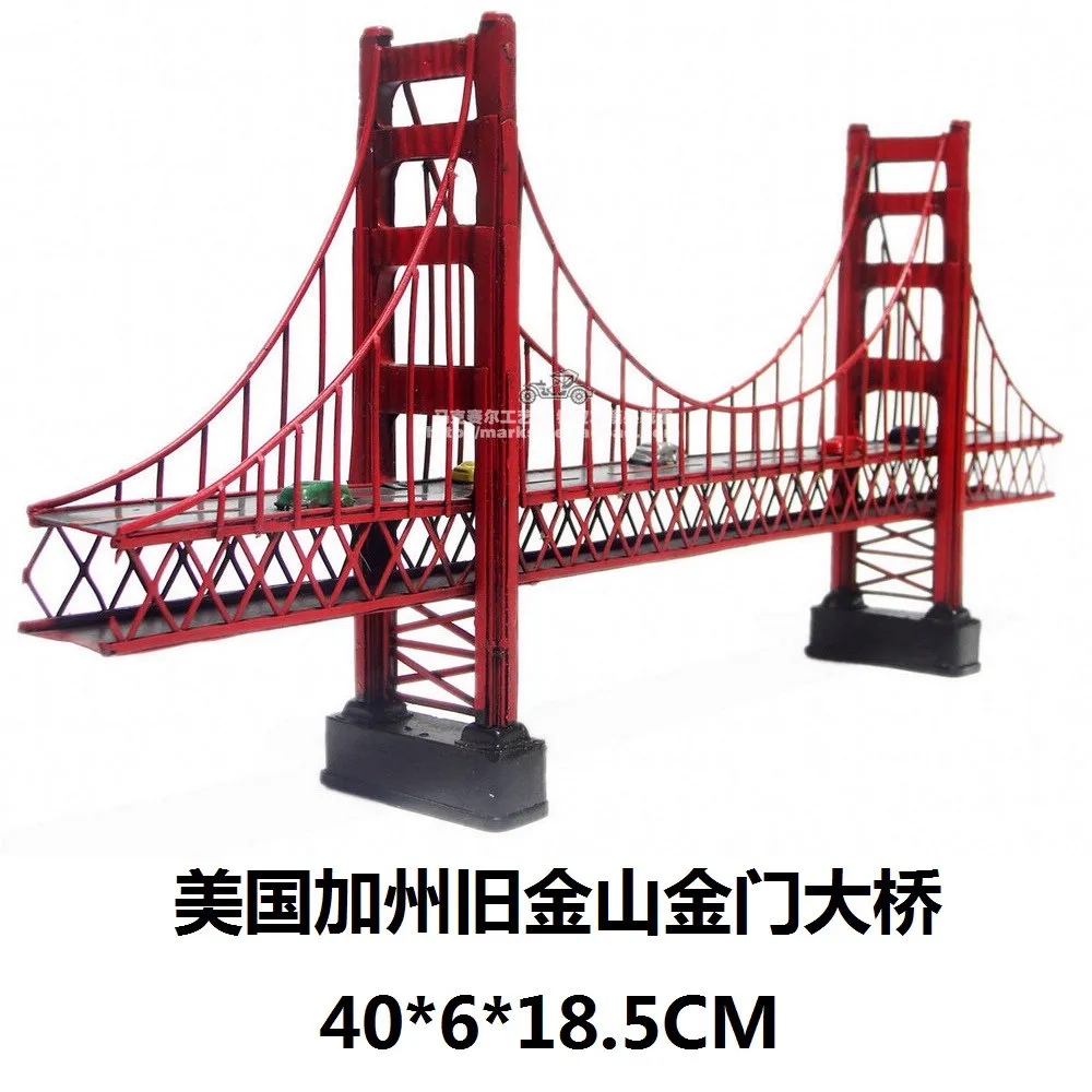 Buy Hot Classic Golden Gate Bridge Model Creative Mini