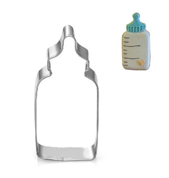 

Fondant Cake Decoration Mold Cake Stencil With Cutter Baby Feeding Bottle Cookies Cutters Cake Decorating Biscuit Cutters A226