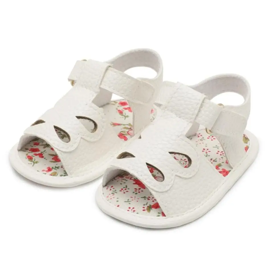 

MUQGEW toddler baby girl first walker shoes 2018 sandals summer leather size 4 pink white gold for infant to 1 year #XTN*