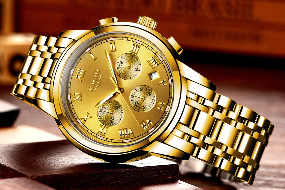 Новые мужские часы люксовый бренд LIGE Хронограф Мужские спортивные часы водонепроницаемые кварцевые мужские часы из полной стали Relogio Masculino