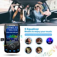 wireless bluetooth VicTsing Bluetooth FM Transmitter for Car Wireless Bluetooth Radio Transmitter Adapter 3 USB Ports Charger MP3 Music Player (3)