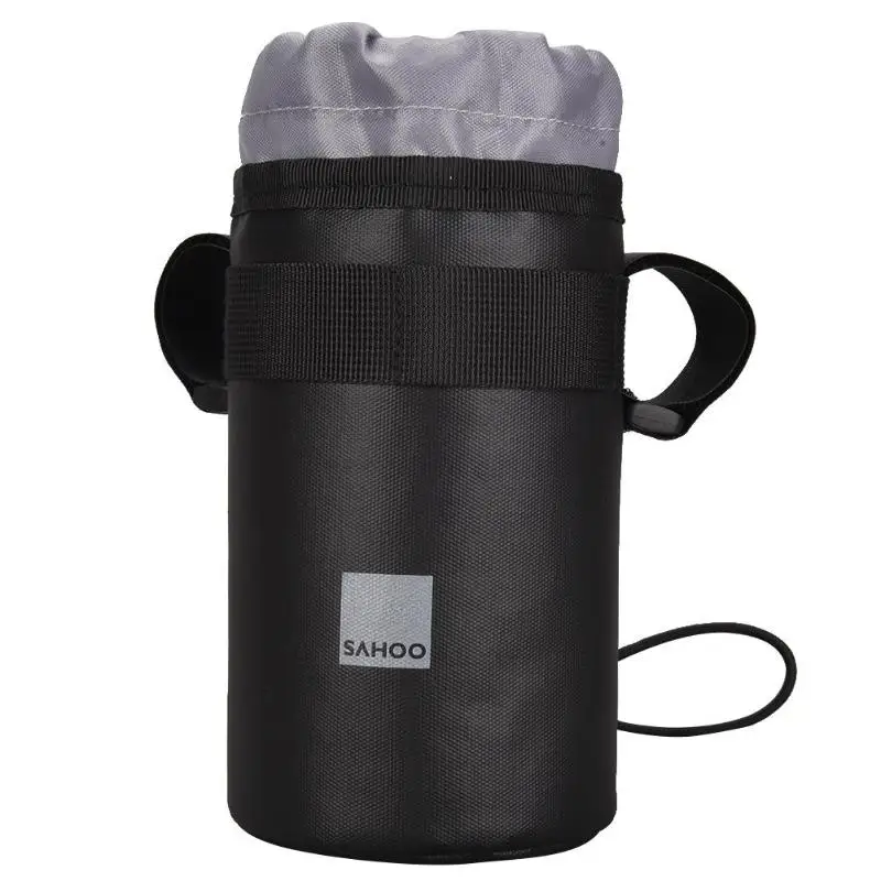 

1pc 0.5L Outdoor Durable Bicycle Bottle Front Handle Bag Hanging Kettle Bag