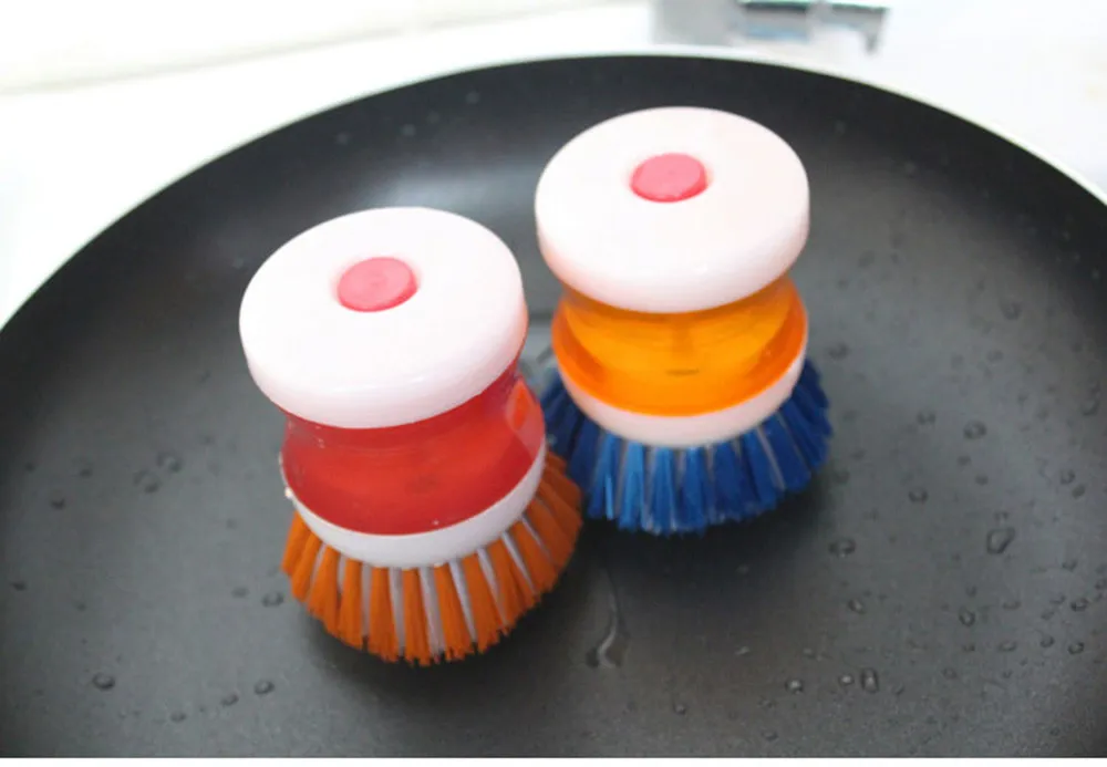 1 шт. новые пластиковые гидравлический стиральная potbrush щетки для чистки посуда домашняя щетка для чистки инструменты Кухня инструмент