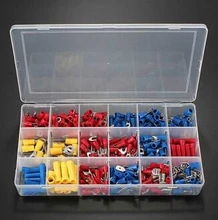 300pcs Insulated Electrical Wire Terminals Crimp Connector Spade Set