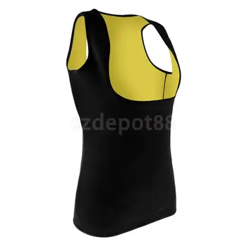 

Women's Body Shaper Tummy Fat Burner Sweat Vest Tank Top Weight Loss Workout Shapewear Sauna Vest