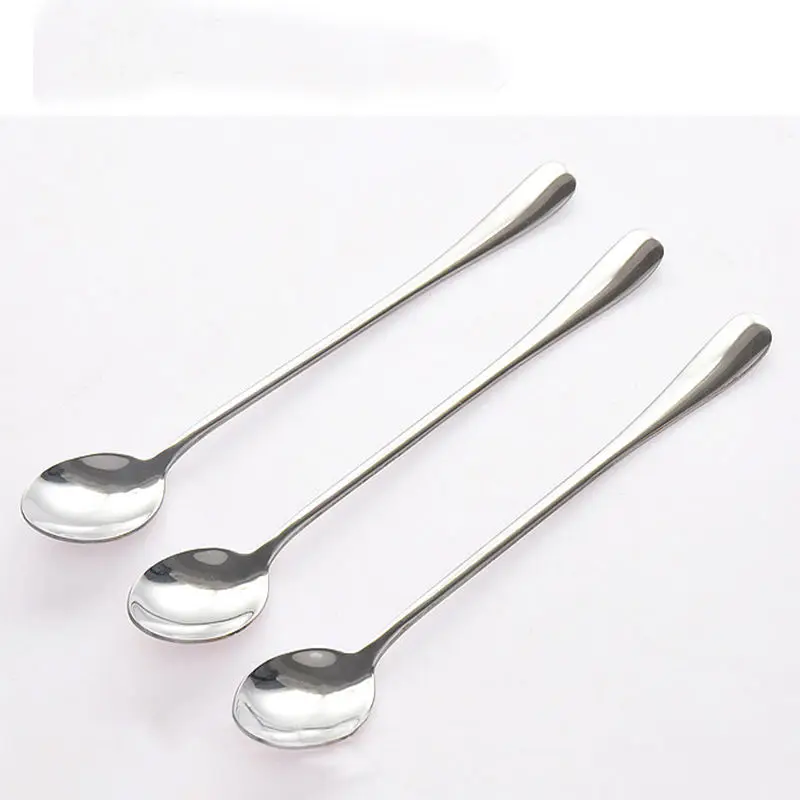 2015 new Delicate Korean 2PCS Stainless Steel Long-handled Students Stirring Spoon lovely cutlery free shipping 2015 new Delicate Korean 2PCS Stainless Steel Long-handled Students Stirring Spoon lovely cutlery free shipping