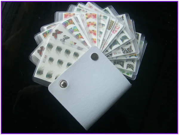 1X Синтетическая кожа держатели для папок чехлы сумка альбом рукав для ногтей пластины шаблон наклейки для ногтей доступны разные цвета