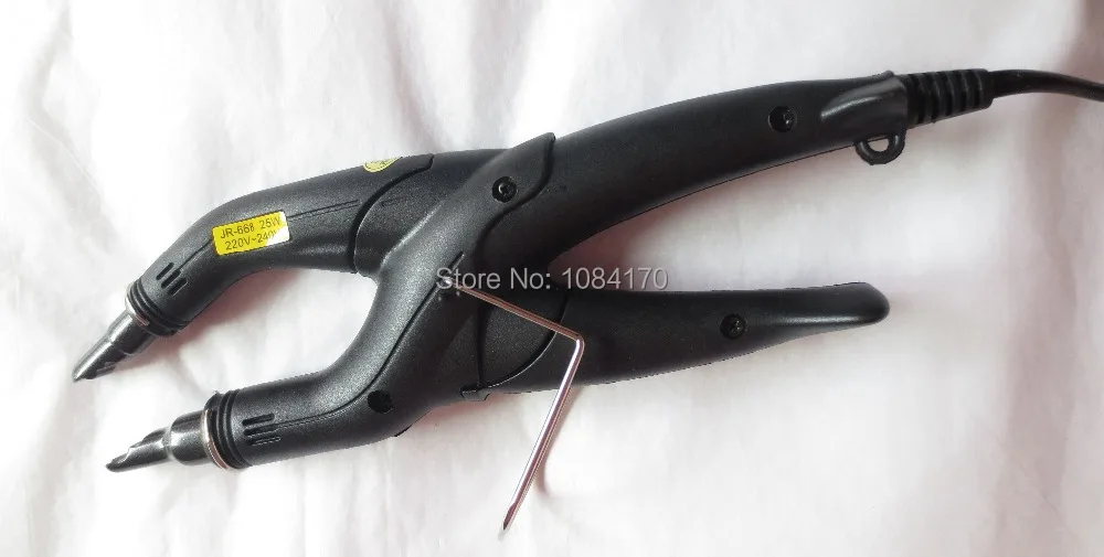 Black JR-668 Loof Hair Connector with Controllable Temperature Heat Hair Connector