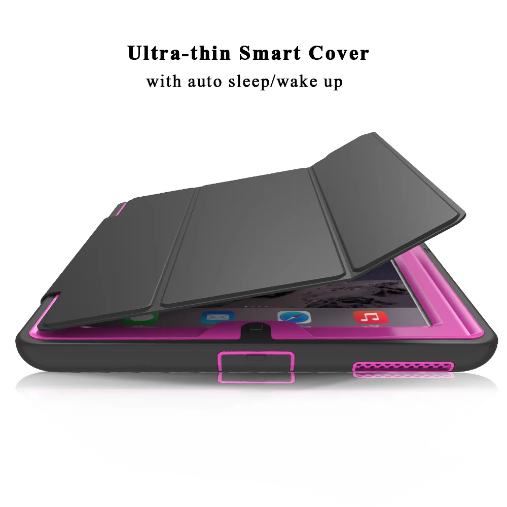 Redlai чехол для iPad 234 противоударный полной защиты Магнитная подкладка Smart Cover Apple