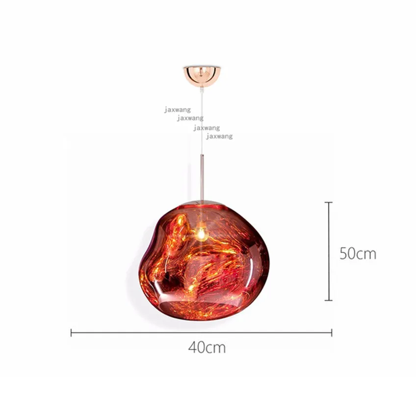Современное светодиодное стекло Современные подвесные потолочные светильники подвесные светильники бар Гостиная ресторан в ожидании освещение расплава вулканической лавы - Цвет корпуса: C