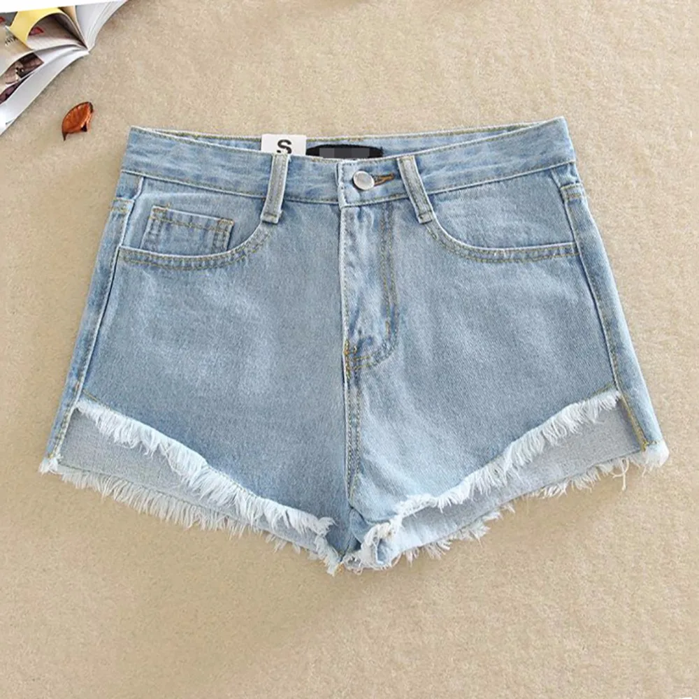 Tengo Summer Women Shorts Club High Waist Denim Shorts Sexy Hip Hop