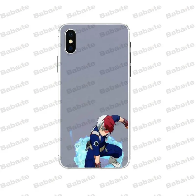 Ультратонкий чехол для телефона Babaite My Hero ACADEMY Apple iPhone 5 5S 6 6S 7 8 Plus X XS MAX SE