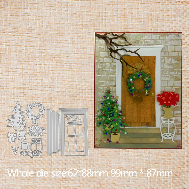 

Christmas treeCutting Die Folder Card Making Album Scrapbooking Embossing Dies Metal Embossing Stencils Template 62*88mm