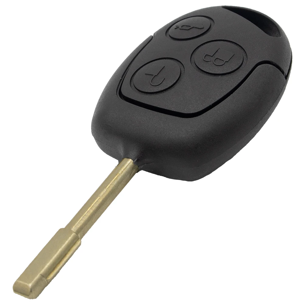 WhatsKey 3 автомобильный ключ с кнопкой оболочки чехол для Ford Mondeo Focus 2 3 Festiva Fusion Galaxy Fiesta Transit