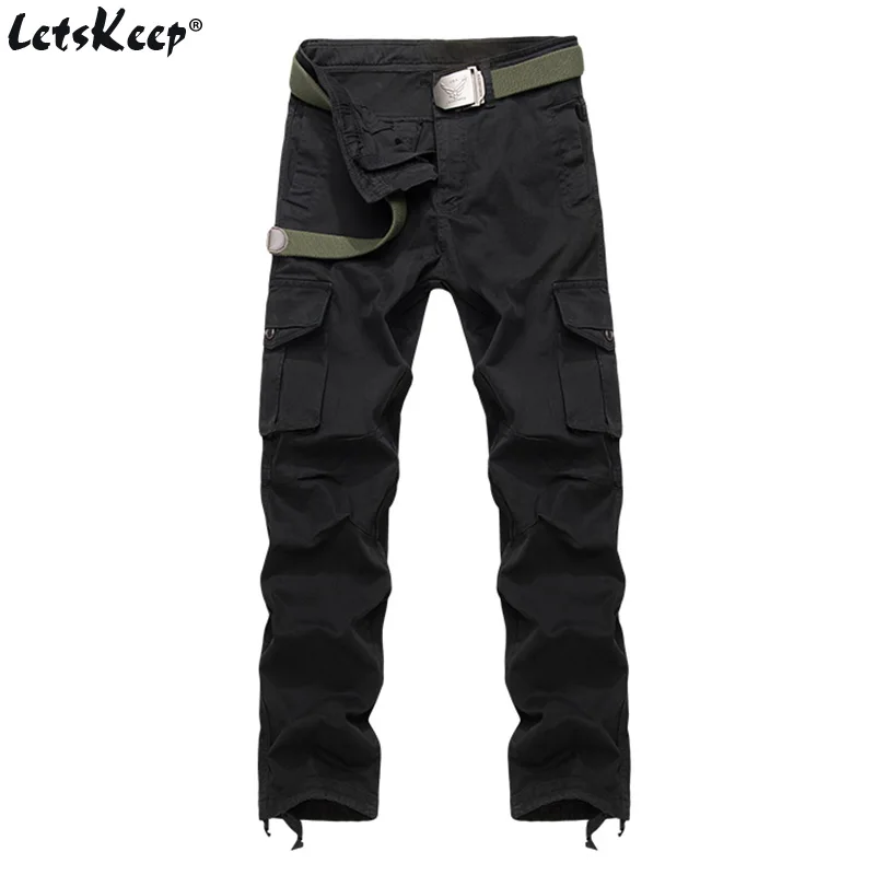 Buy LetsKeep 2017 Casual Military Pants Men Baggy Full Cotton Tactical Combat