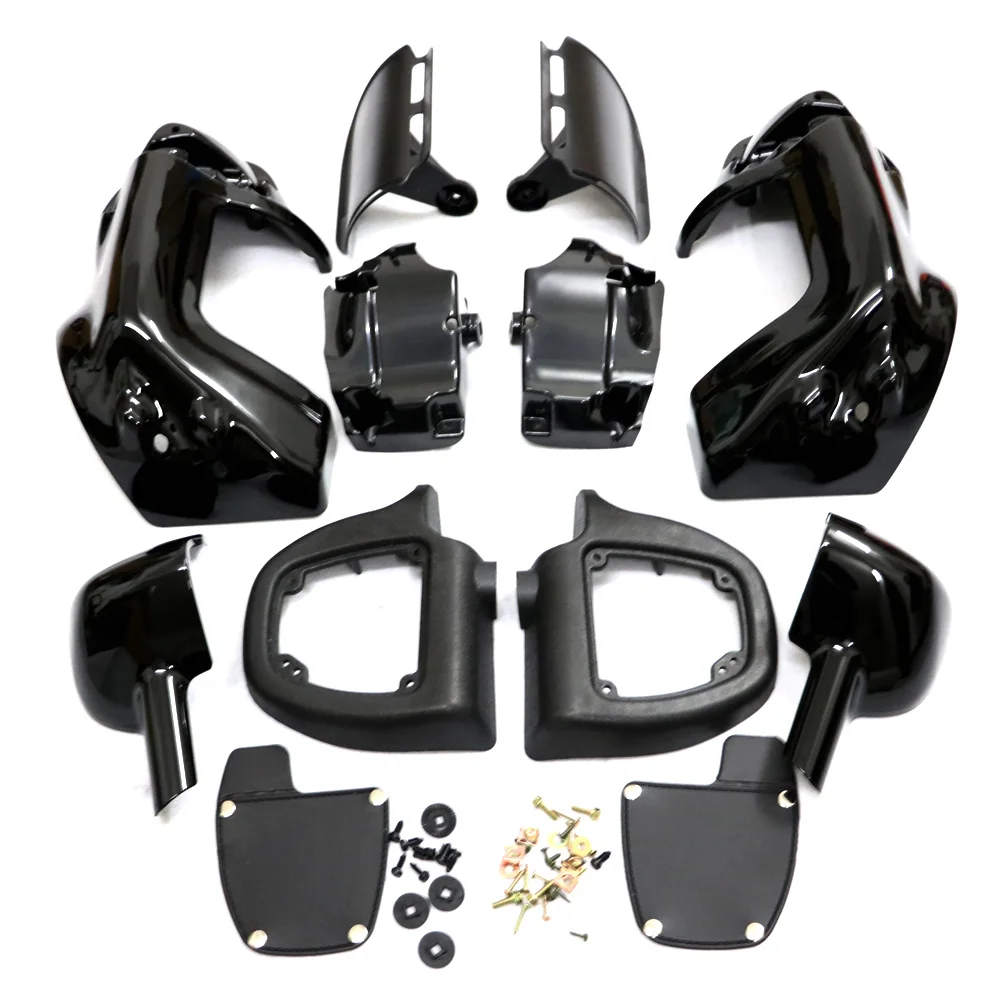 

Motorcycle Lower Vented Leg Fairings for Harley Touring Road King Electra Glide FLHR FLHT Lower Vented Fairing + Hardware