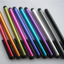 1000 шт./лот Универсальные Металлические Алюминий сплав емкостный Экран Стилус ручки, стилус для сенсорного экрана для iPad подставки для мобильных телефонов и планшетов удобная ручка
