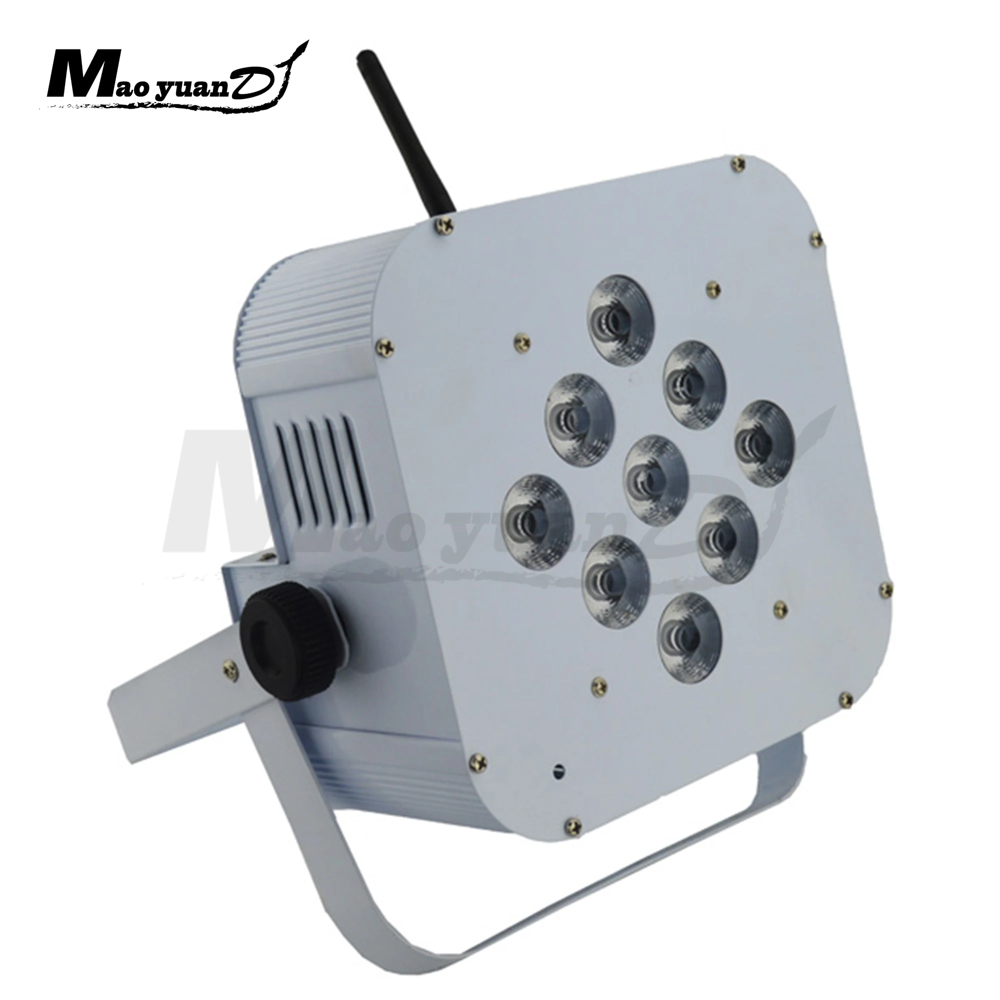 

LED christmas battery operated wireless dmx512 led up light 9x18w 6in1 RGBAW UV DMX LED DJ light par / wedding battery uplights