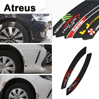 

Atreus 2pc Car Fender Wheel Edge Eyebrow Strip Stickers For Mitsubishi ASX Suzuki Subaru Acura Jeep Renegade Fiat 500 Hyundai