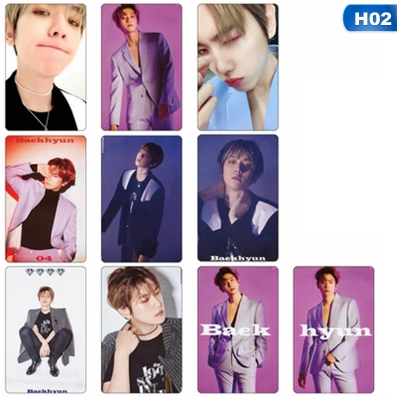 Альбом KPOP EXO любовь выстрел Self Made бумага ломо карты фото плакат в виде карты HD фотобумага игрушек, для подарка, для фанатов - Цвет: H02