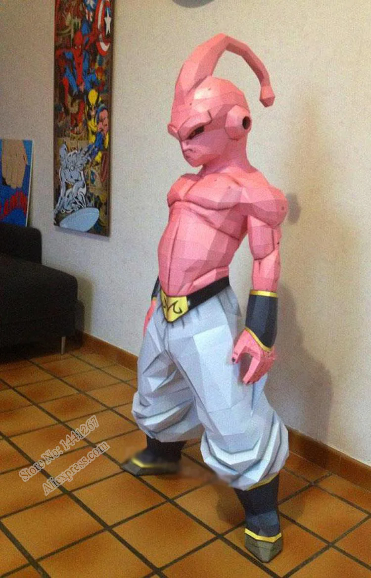 Dragon Ball Majin Scrag DIY ручной работы 76 см Бумажная модель развивающие игрушки и досуг модные декоративные украшения