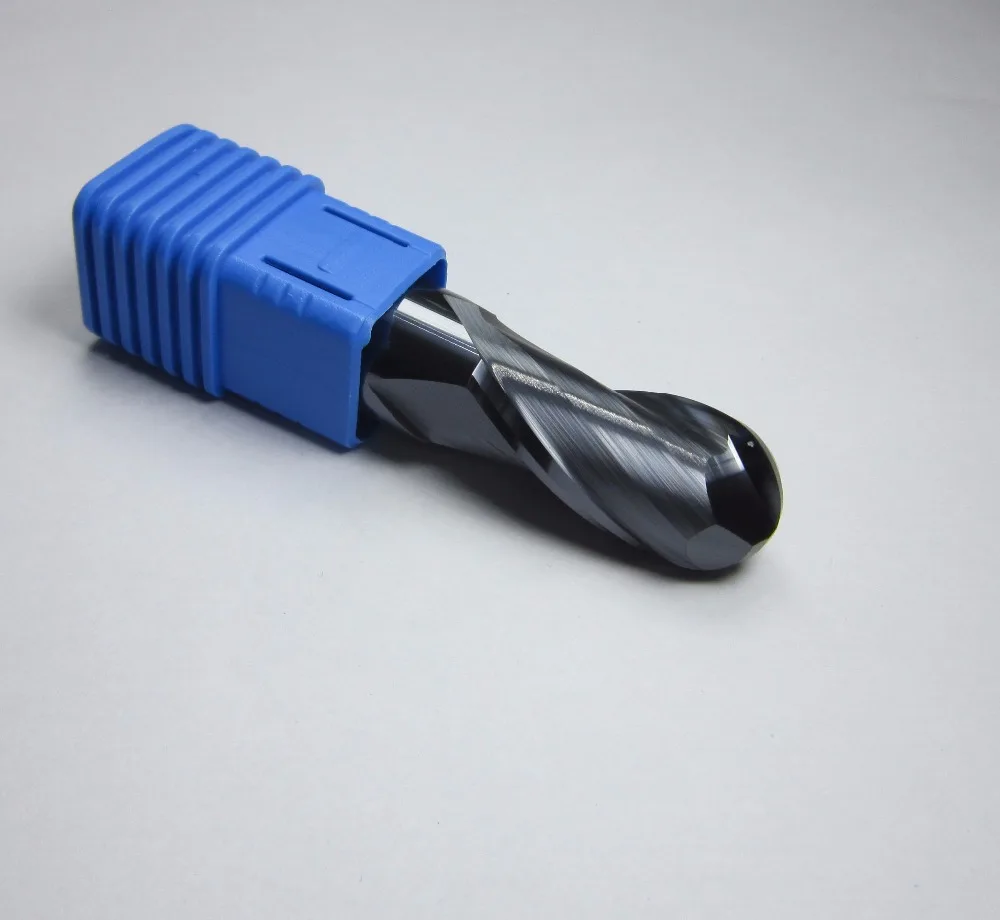 radius 10MM diameter 20mm HRC45 R10 2 flutes Tungsten Carbide Ball Nose