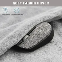 Оптическая беспроводная мышь USB Игровые мыши с мягкой тканевой крышкой Супер тонкий оптический Mause USB приемник для ноутбука