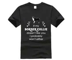 Популярная футболка с надписью Border Collie