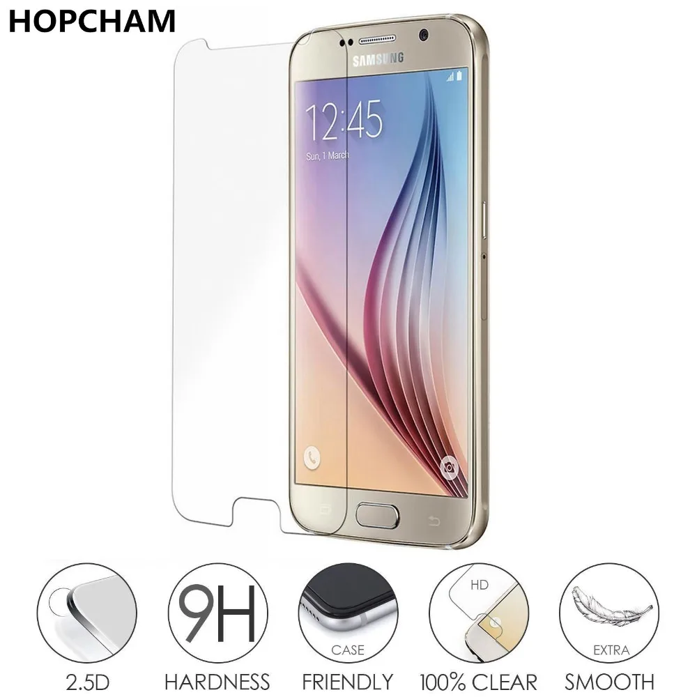 Защитное стекло HOPCHAM для Samsung Galaxy S7 S6 Note 5 4 3 S5 S4 S3 | Мобильные телефоны и аксессуары