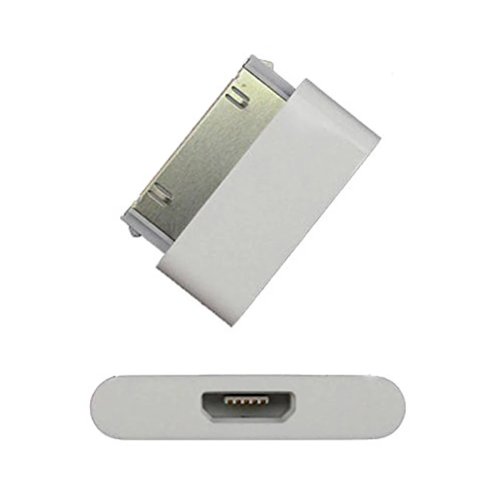 NYFundas micro usb 30 pin женский разъем адаптер для apple iphone 4 4s 3gs ipod iphone 4 iphone 4s конвертер зарядный кабель