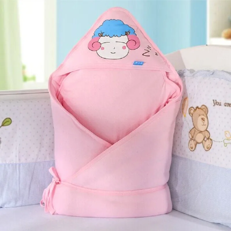 Осень Зима хлопок детское утолщенное одеяло для новорожденных конверты для новорождённых в коляске Пеленание Одеяло KF037
