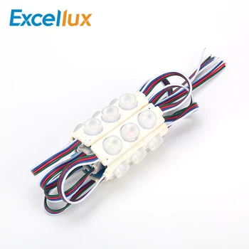 

LED Module RGB Light 3LEDS/Pcs 10Pcs/Lot R/G/B 3030 Led module Strip IP65 Waterproof for DIY decoration Sign Advertising light