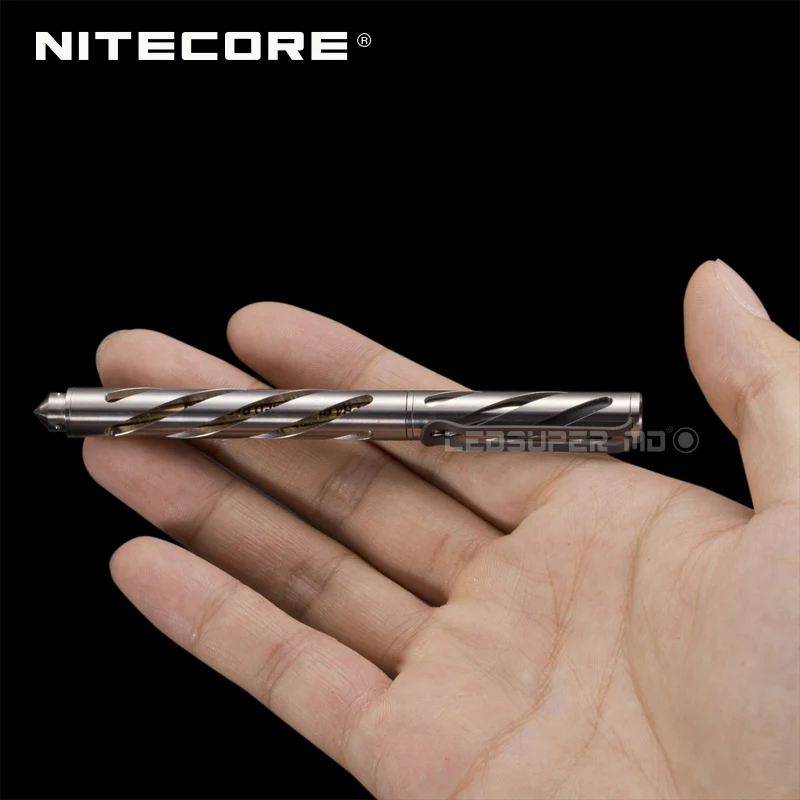 Заводская цена высококомпактная портативная титановая ручка Nitecore NTP10 с двойной