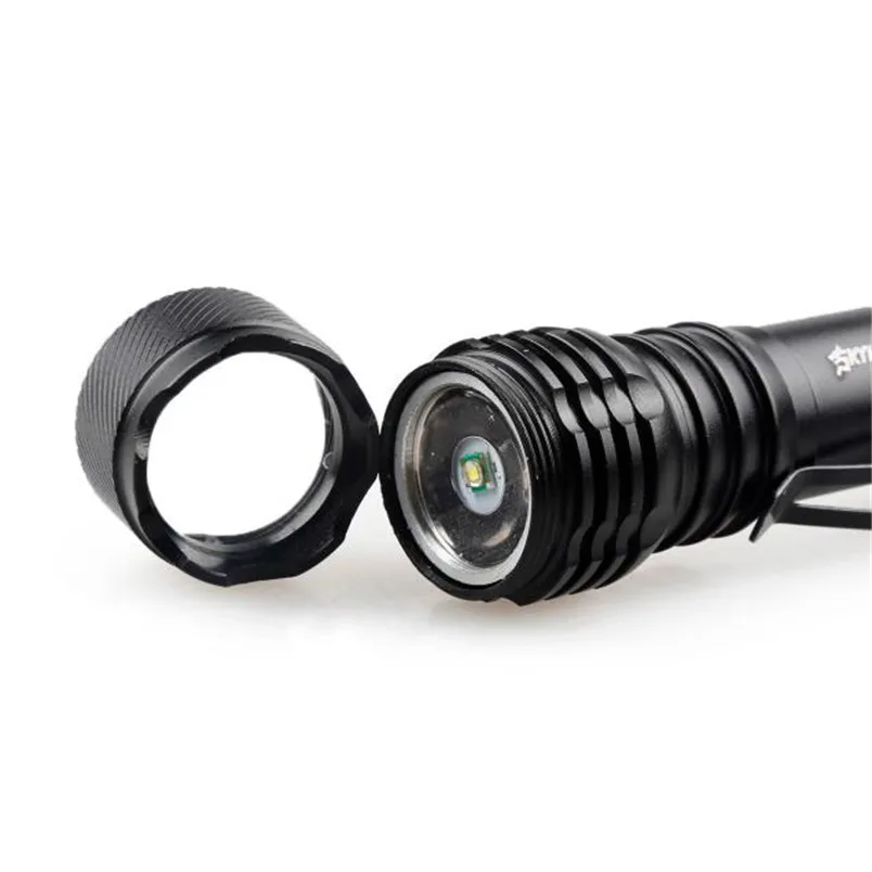 Горячая Распродажа 1200LM CREE Q5 AA/14500 3 режима масштабируемый светодиодный фонарь супер яркий NOM1011