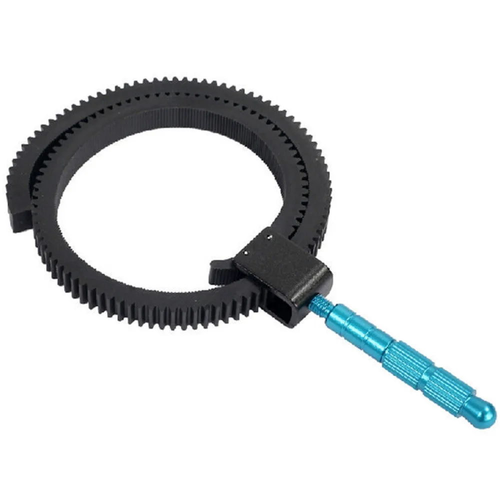 Adjustable Manual Flexible Gear Ring Belt for DSLR Camera Rubber Follow