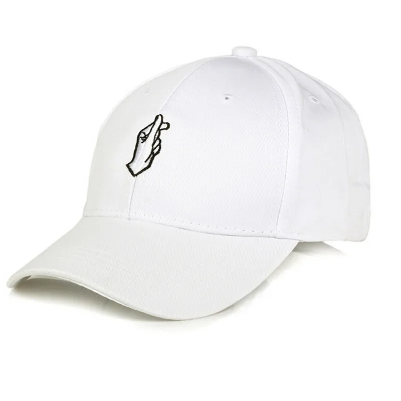 Jetting-1pc Мужчины Женщины Snapback Hat любовь жесты палец вышивать Гольф Бейсбол Кепки сердце любовь Защита от солнца грузовик hat