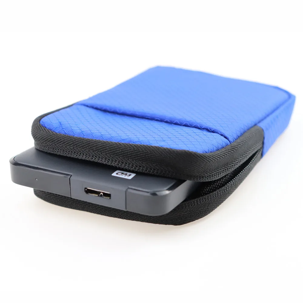 Shockproof 2.5 Inch Portable External Hard Drive Carrying Travel Case HDD SSD Storage Pouch Bag For Seagate WD 1TB 2TB Drives