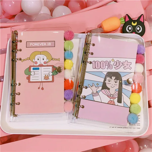 

2019 Ins Popular Pretty A6 Loose-leaf Notebook Journals Spiral Dairy Weekly Planner To Do It Note Memo Girls Birthday Gift