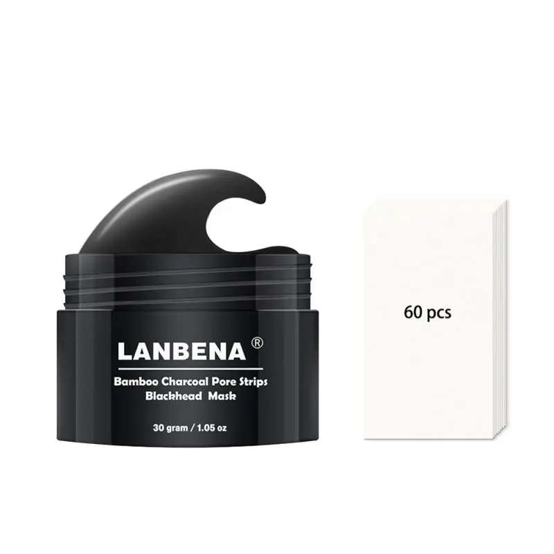 Для удаления угрей нос пил черный маска лечение акне пор Газа Peel Off Mask нос peel маска Уход за кожей лица маска с 60 шт. Бумага
