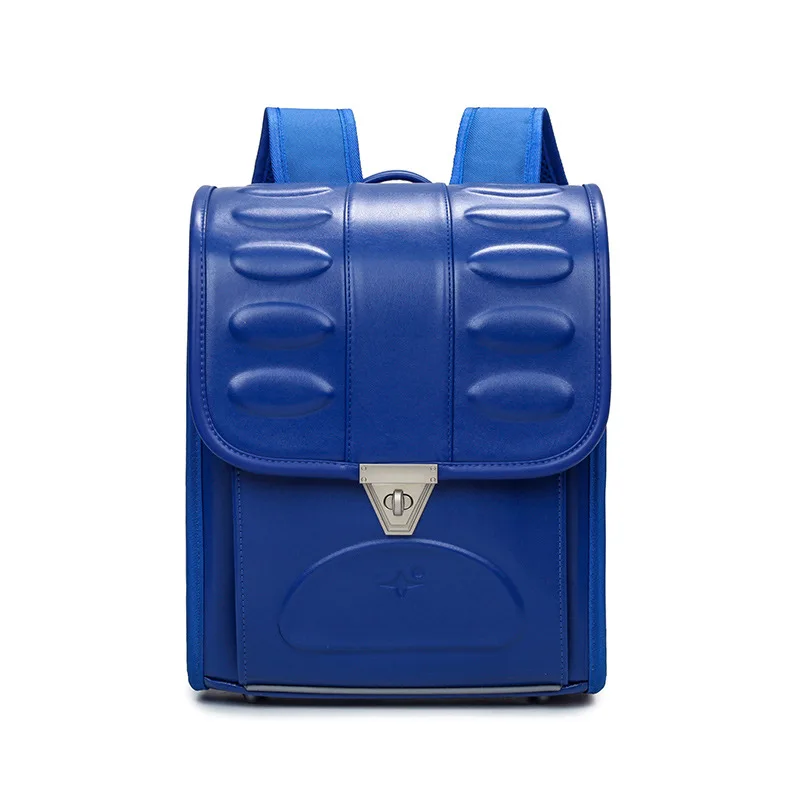 Japanese style back care 1 3 grade school bags boys girls PU box