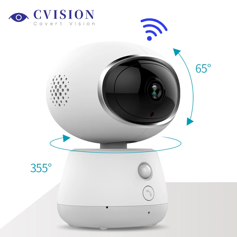 

CVISION Baby Monitor Wireless IP Security Camera WiFi Surveillance Pet Camera with Cloud Storage Two Way Audio Remote Viewing