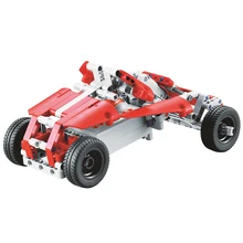 RC спортивных автомобилей вперед и назад модели дистанционного Управление автомобиля дети подарок DIY Building block высокая скорость автомобилей 2 канала 10 в 1