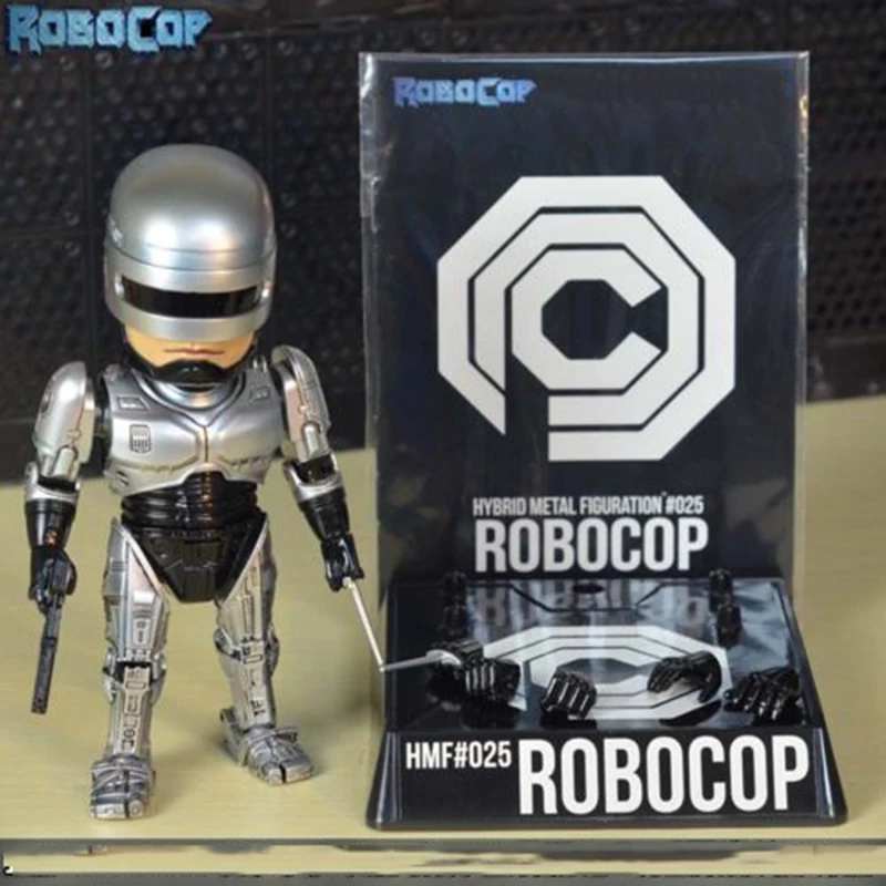 

high quality 16cm Alloy Robocop Action Diecast Figure Model Toys Xmas Gifts Collections Children Toys Gift