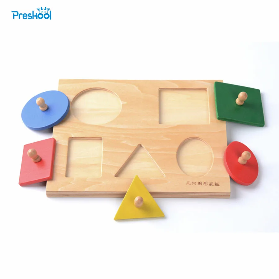 Baby Toy Montessori Shapes Sorting Puzzle Geometry Board Early Childhood Education Preschool Kids Toys Brinquedos Juguetes