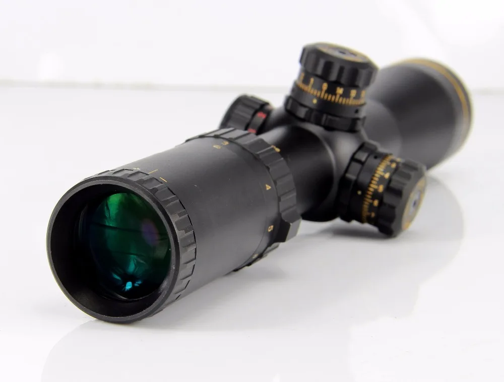 Hunting Optics 3-9X40 Hunting Red / Green Illuminated Riflescope Tactical Combo Dot Sight for Tactical Hunting Shooting