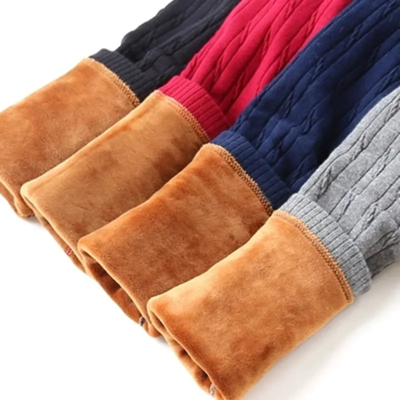 

Girls Leggings 2018 Autumn Winter Children Thermal Pants For kids Thick Warm Elastic Waist Cotton Leggings Girl Pants Trousers