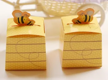 

creative lovely cute industrious bee candy bag new marriage charm Shower Favor Boxes Wedding Party Gift hold bag